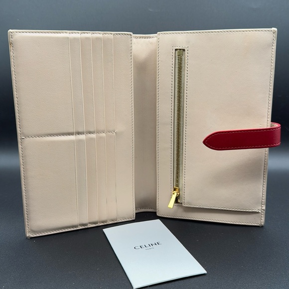 Celine BICOLOUR LARGE STRAP WALLET - Picture 8 of 10